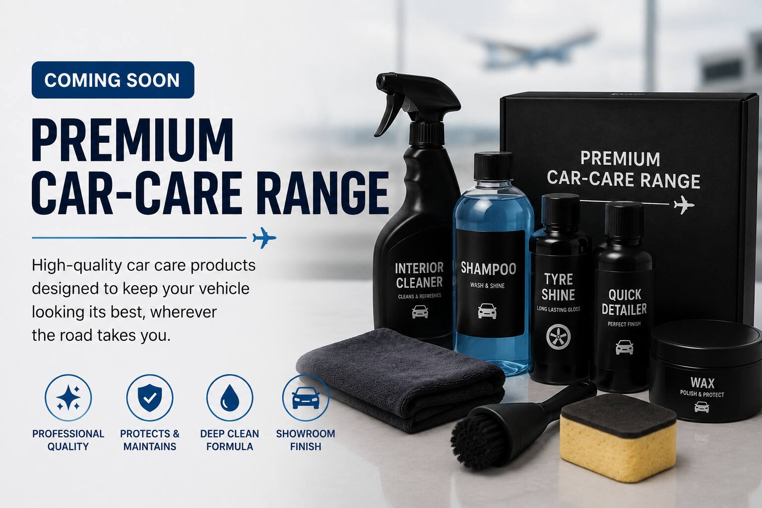 Car care products coming soon