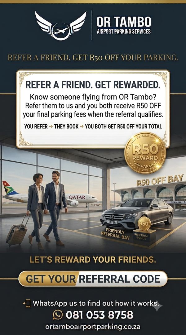 Refer a Friend: you both get R50 off