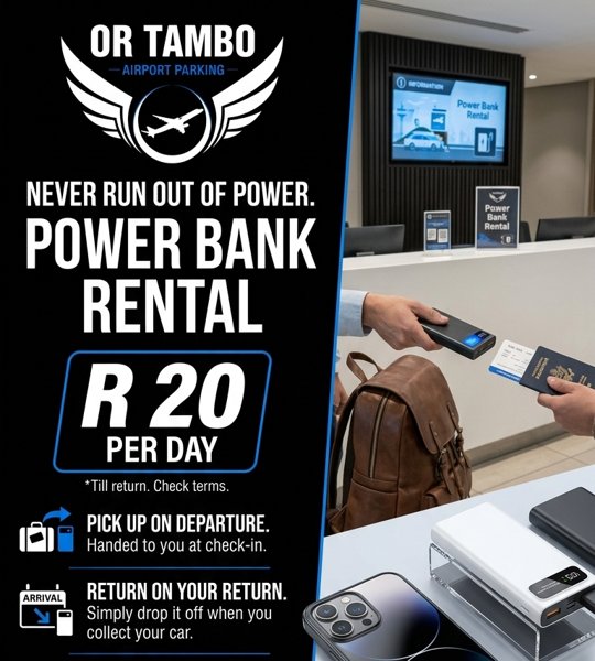 Travel Power Bank Rental